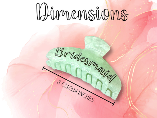 Bridesmaid Claw Clip