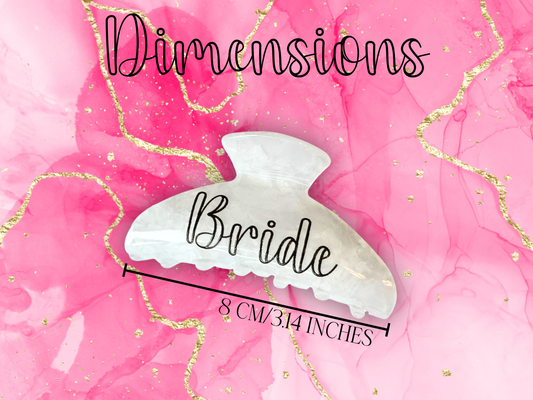 Bride Claw Clip