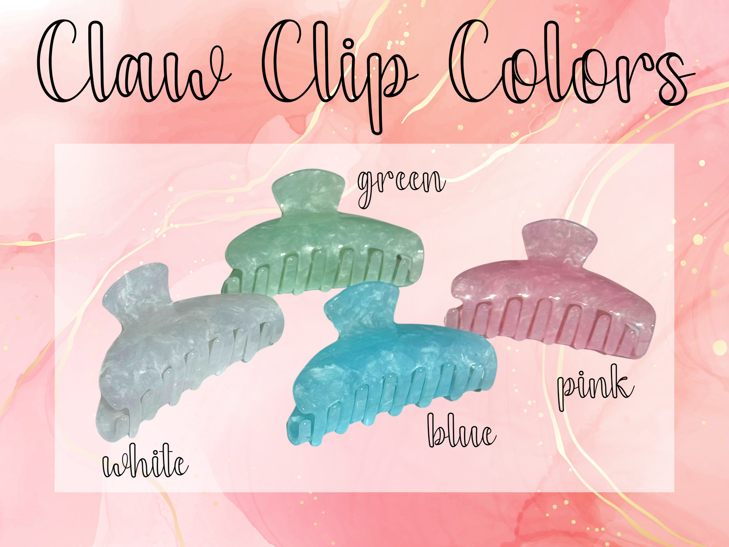 Bridesmaid Claw Clip