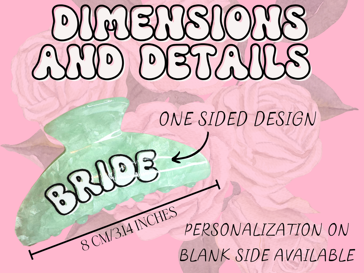 Bride Claw Clip