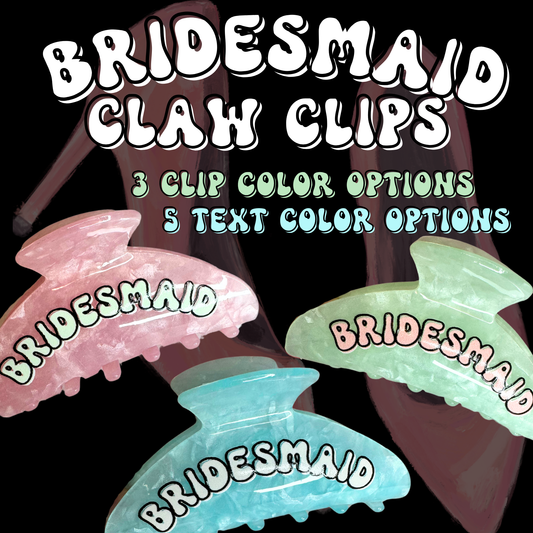 Bridesmaid Claw Clip