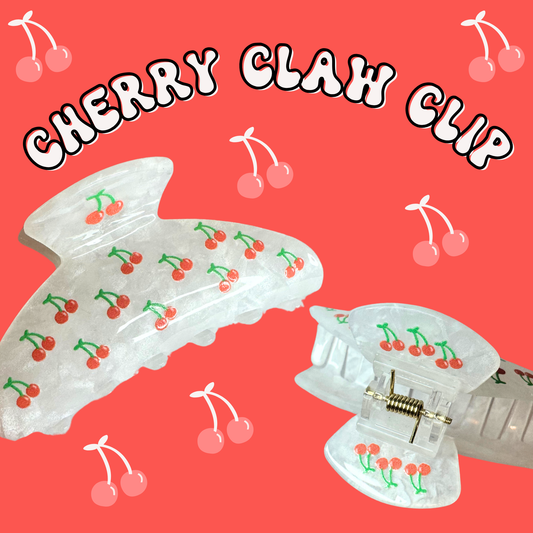 Cherry Claw Clip